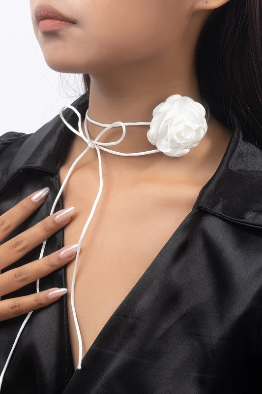 Flower Necklace Choker
