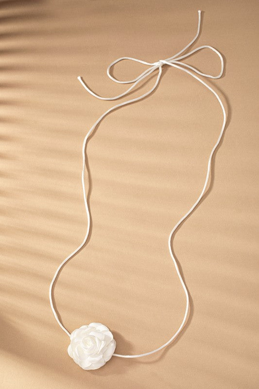 Flower Necklace Choker