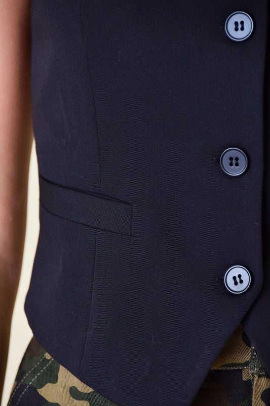 Vest Asy-One Shoulder