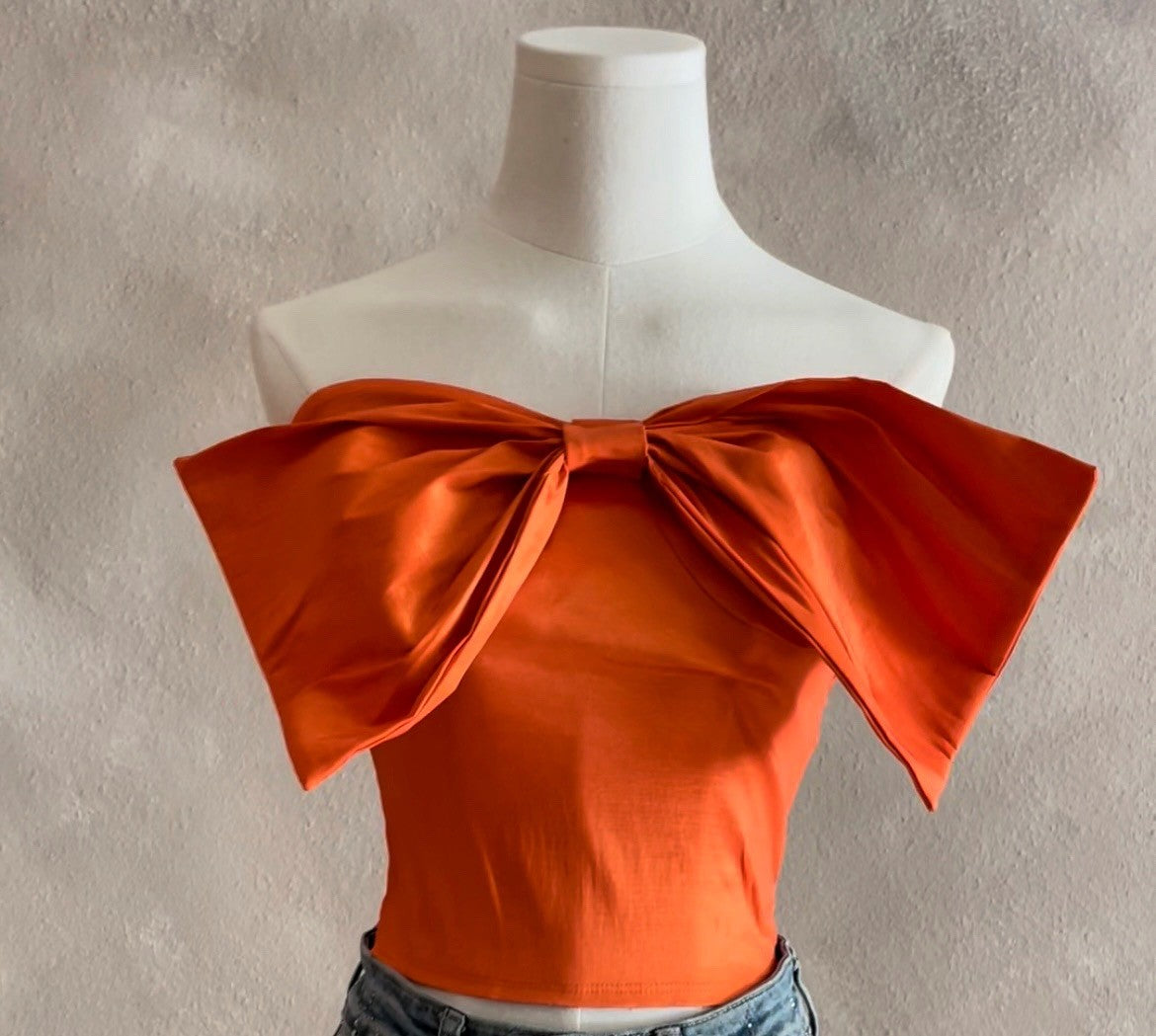 Brielle Orange Top