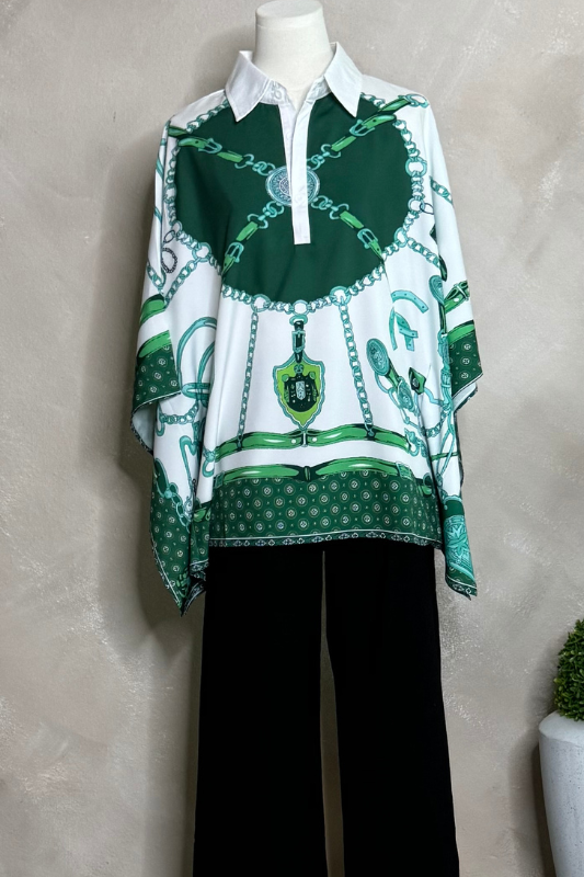 Graciela Green Top