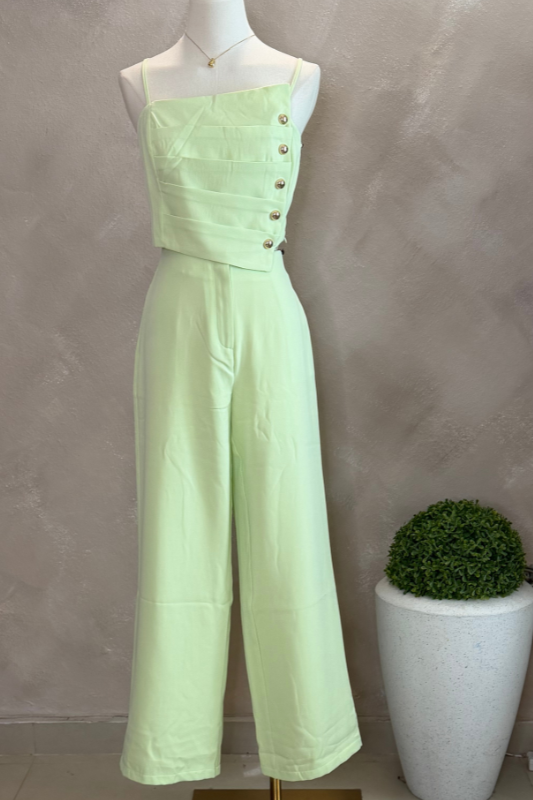 Green Pants Set