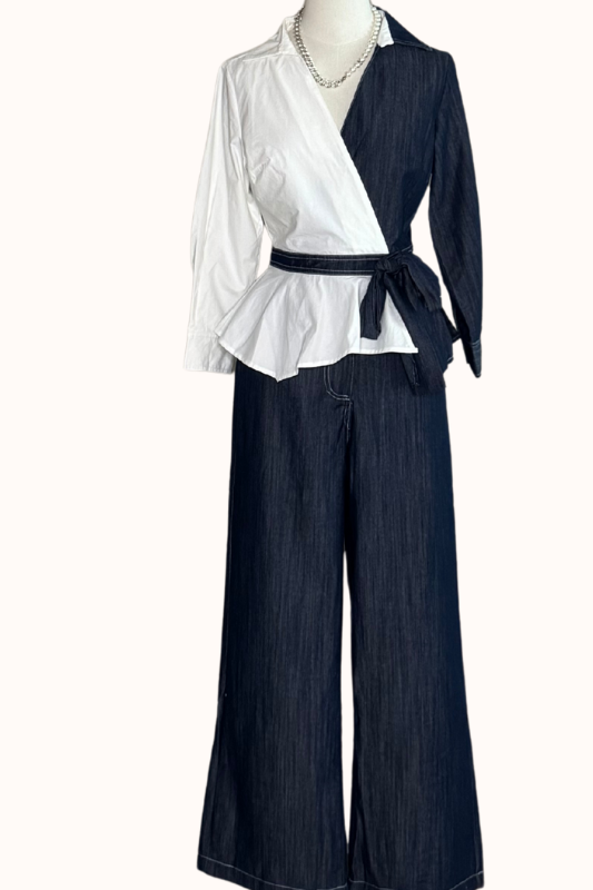 Peplum Pants Set