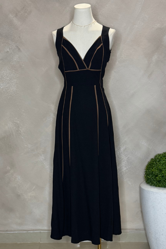 Triangle Black Dress