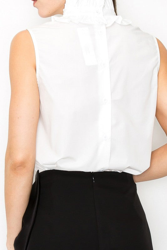 Flower Blouse Black