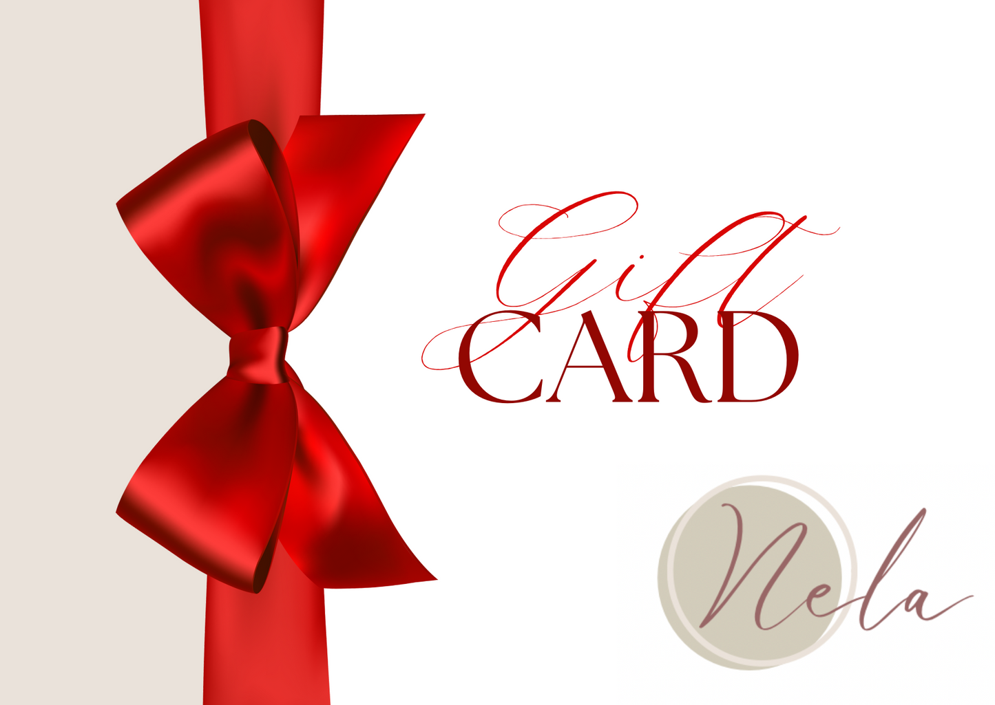 Nela's Gift Card