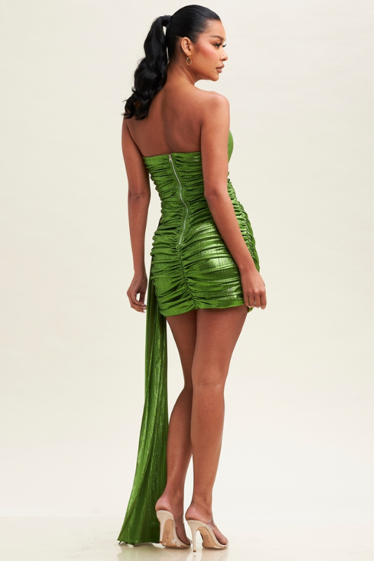 Olive Shinning Dress