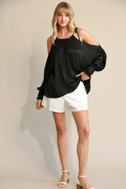 Georgina Black Top