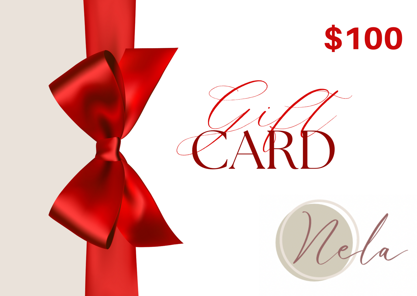 Nela's Gift Card