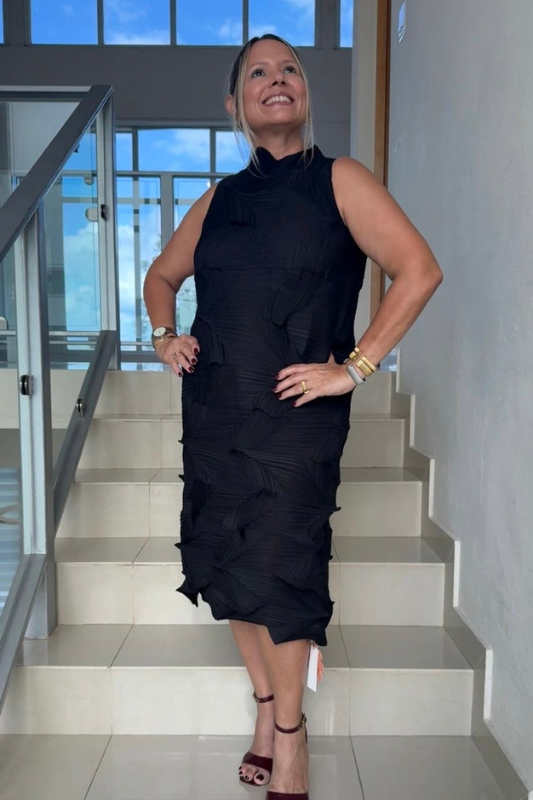 Amara Black Dress