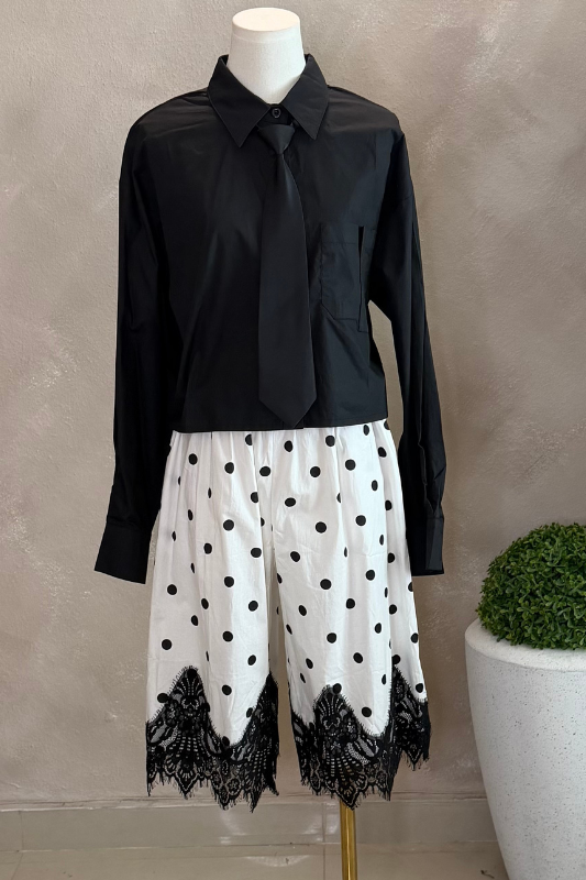 Polka dot Bermuda