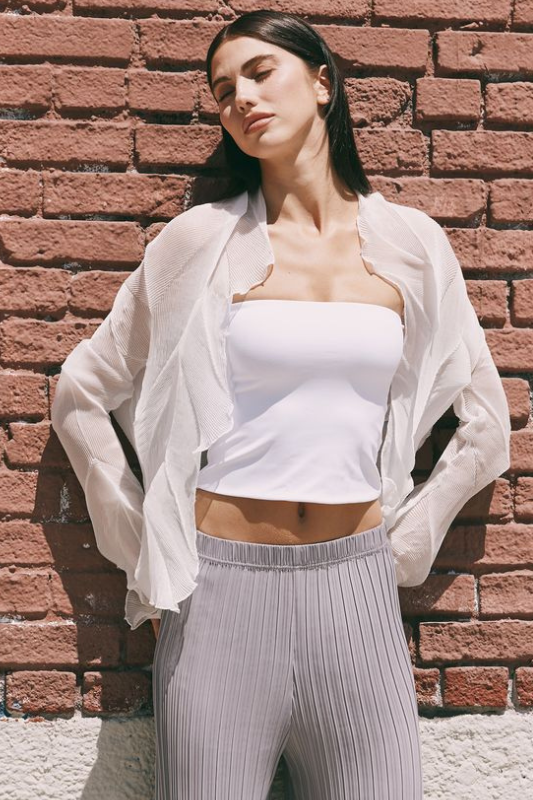 Karis Pleats Bolero