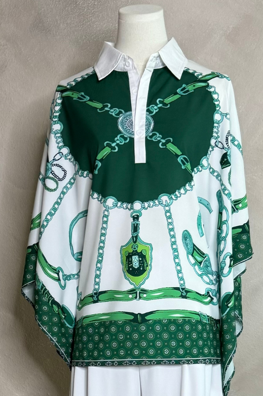 Graciela Green Top