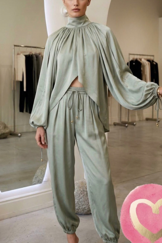 Cape Top Jogger Set