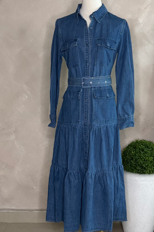 Denim Maxi Dress