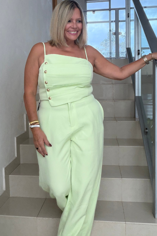 Green Pants Set