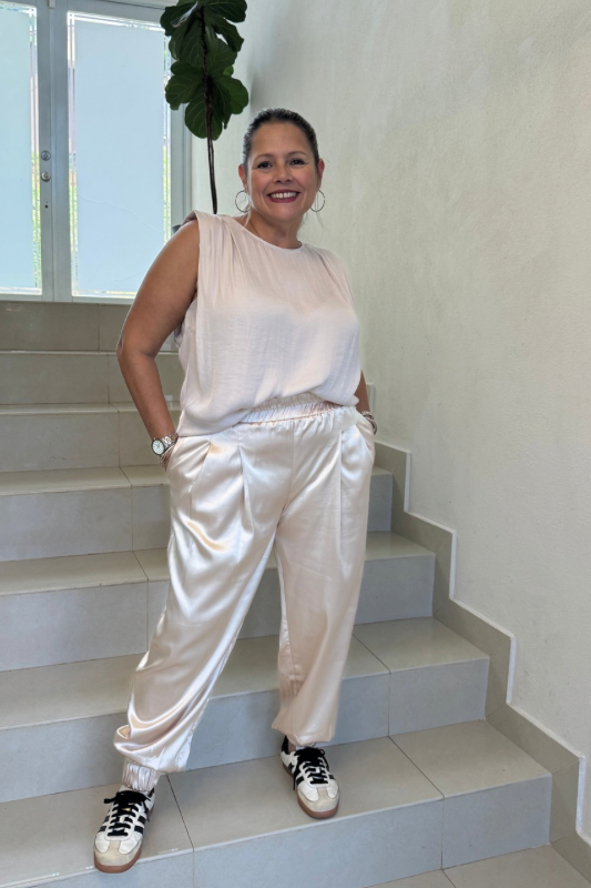 Loren Satin Top