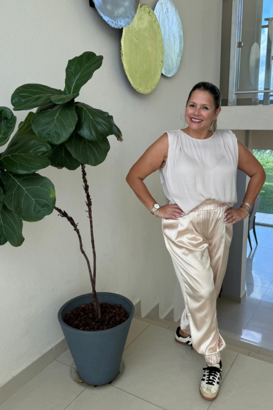 Loren Satin Top