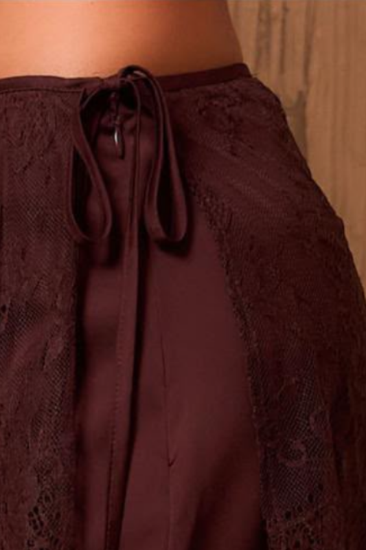 Lace Skirt Pants