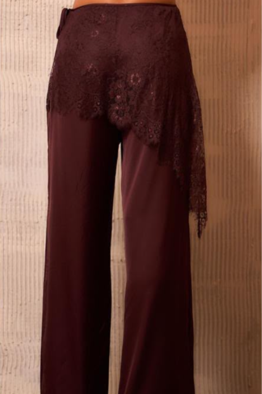 Lace Skirt Pants