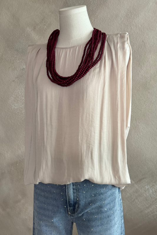 Loren Satin Top