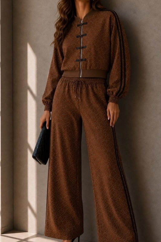 Napo Sequin Jacket Set