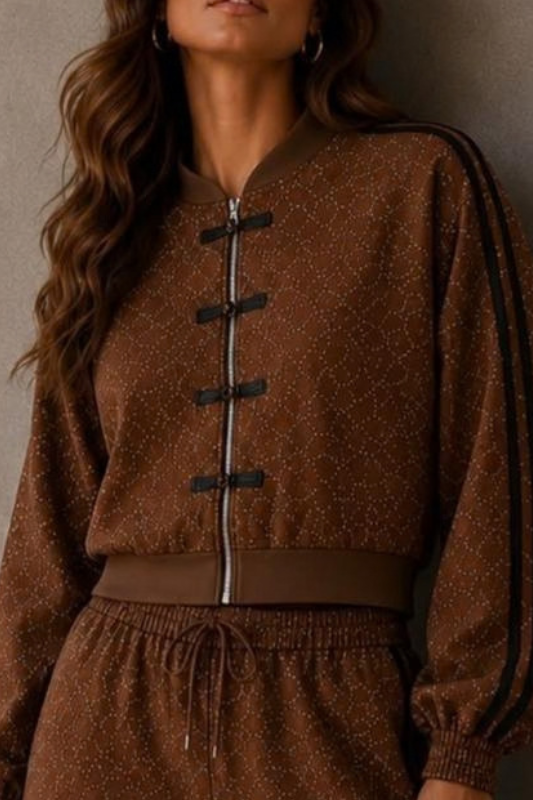 Napo Sequin Jacket Set