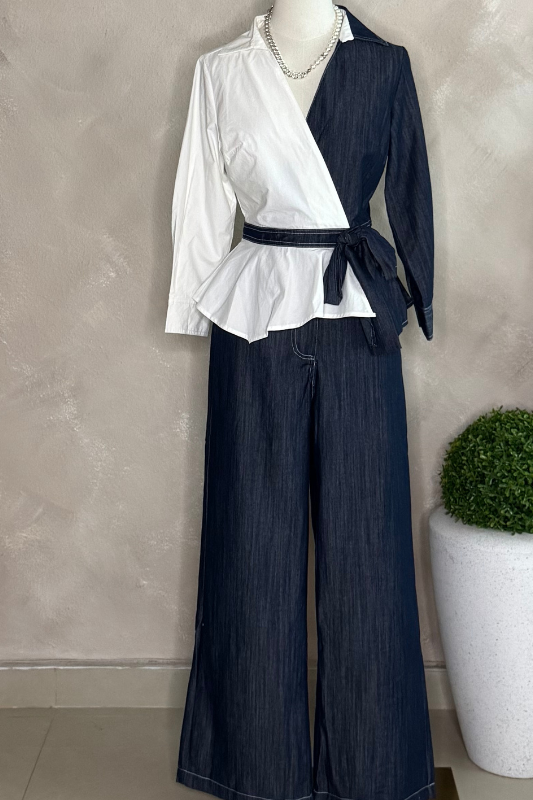 Peplum Pants Set