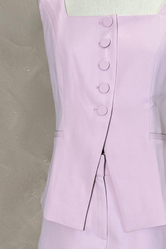 Pink Vest Set