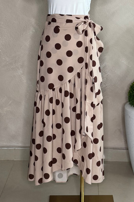 Polka dots  Wrap Around Skirt