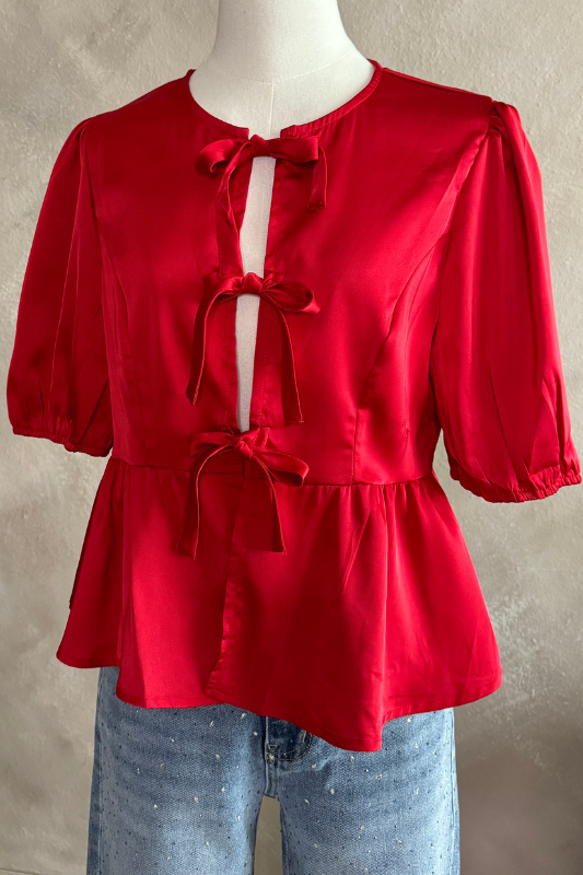 Juliana Red Top