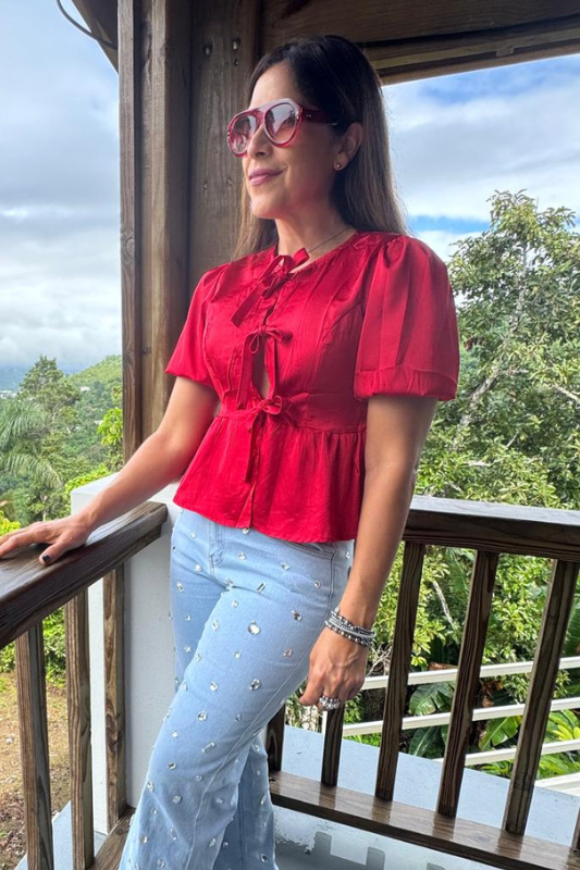 Juliana Red Top