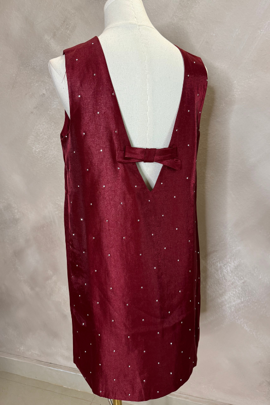 Rhinestone Ribbon  Dress
