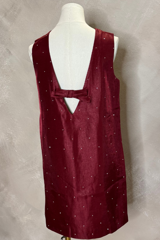 Rhinestone Ribbon  Dress