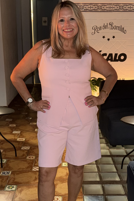 Pink Vest Set