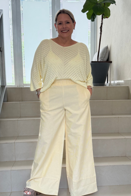 Butter Striped Pants