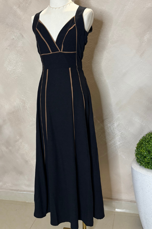 Triangle Black Dress