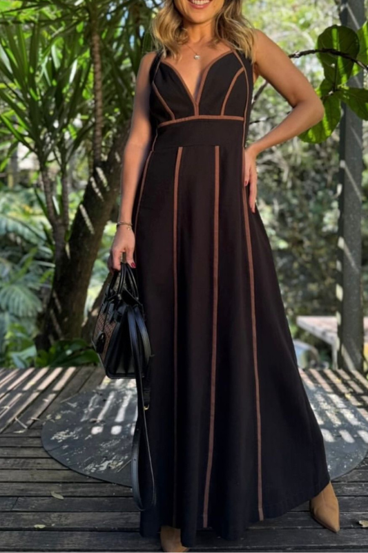 Triangle Black Dress