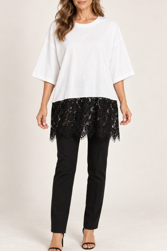 White Lace Top